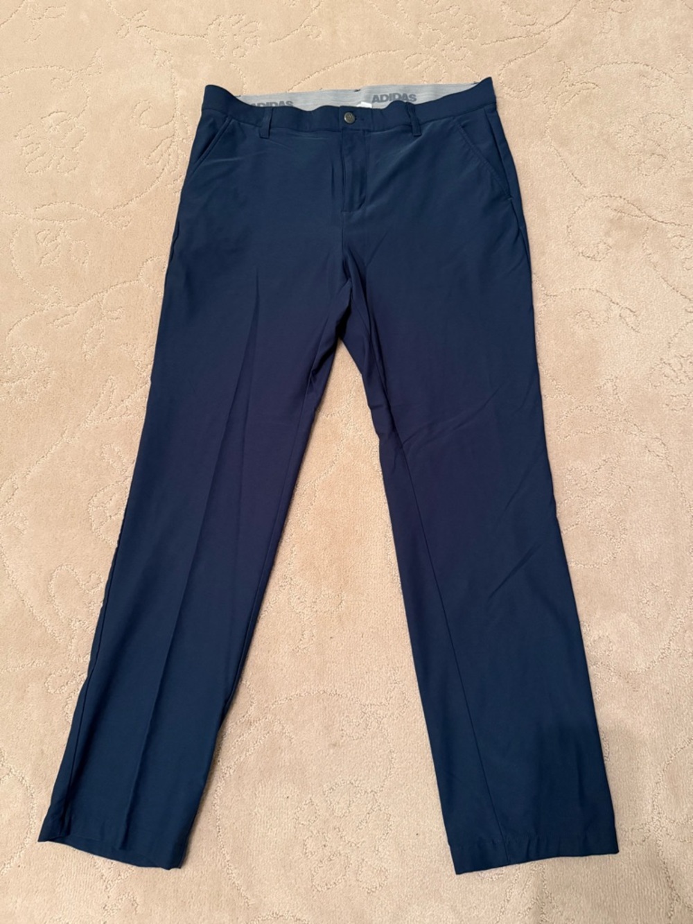 adidas Men's Dark Navy Lightweight Performance Pants